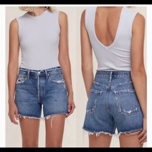 AGOLDE Reese Jean Short in Precision